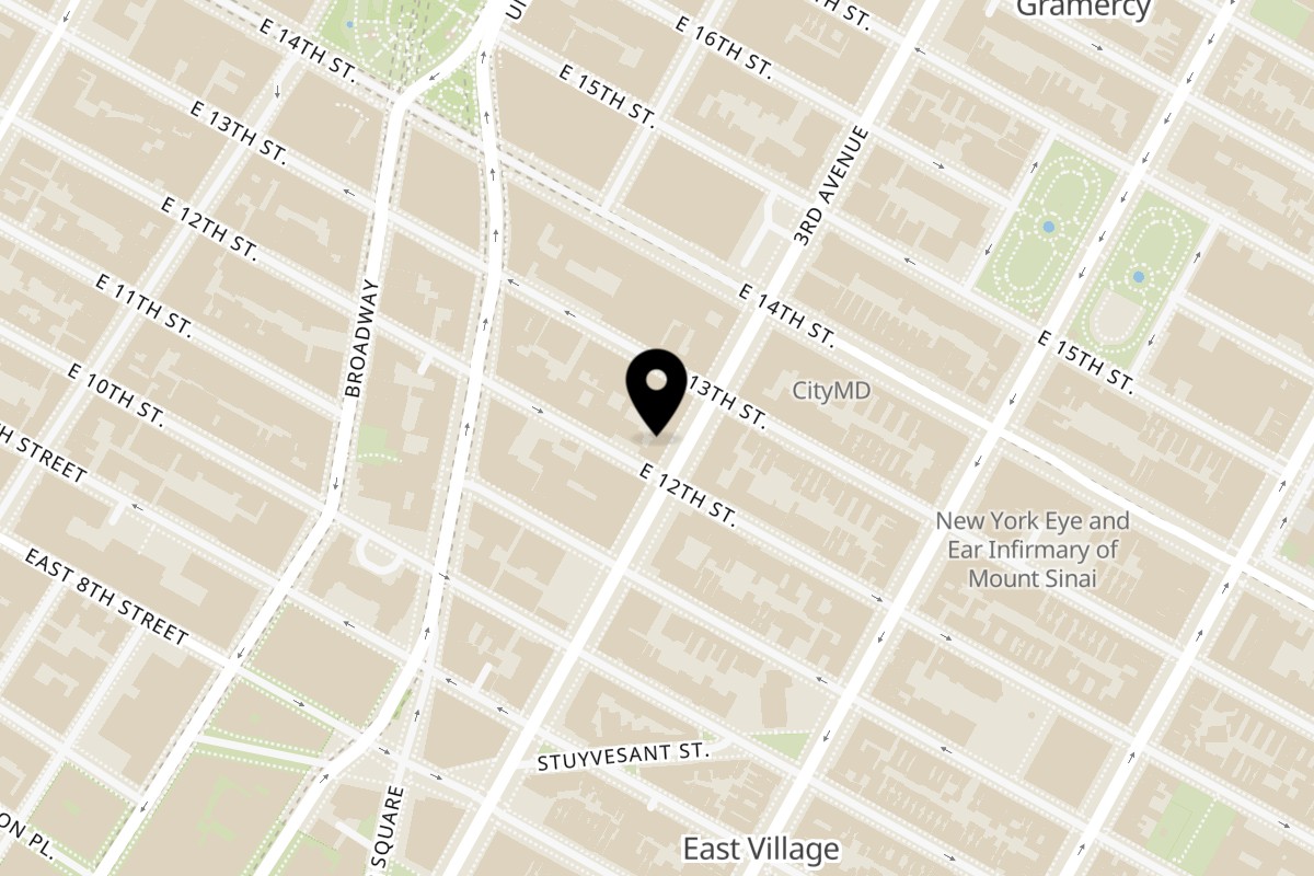 Map showing the location of YGF Malatang 92 3rd Avenue on 92 3rd Ave in New York
